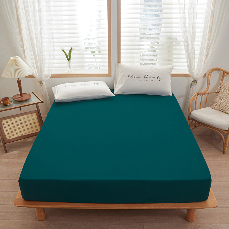 Bed Sheet Microfiber - 1 peça lençol de cor sólida