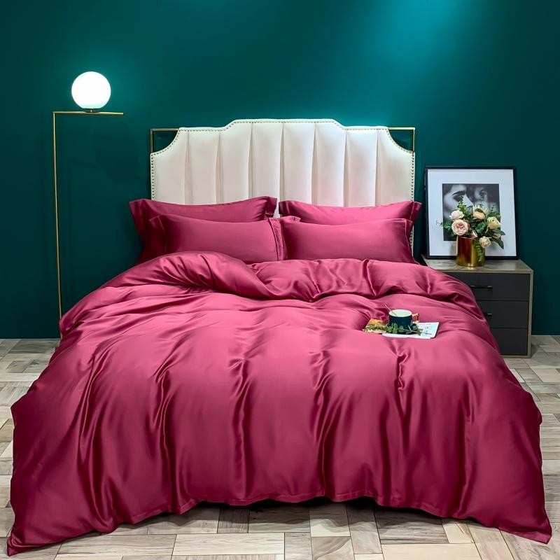 Silk Sheet Set - Eucalyptus lyocell seda refrigeração capa de