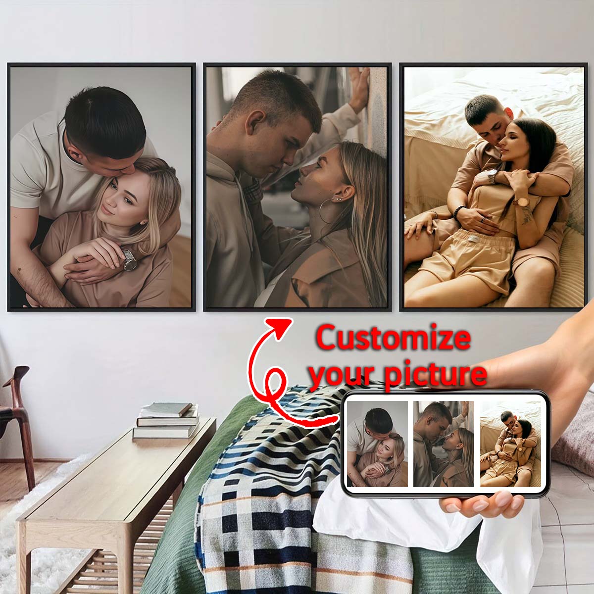 Tríptico - Pintura a Óleo em M - Home Textiles Usa avaliação e preço