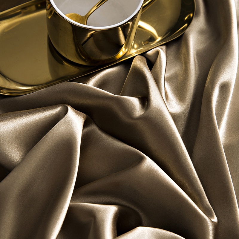 Luxo ouro amoreira seda conjun - Silk Sheet Set avaliação e preço