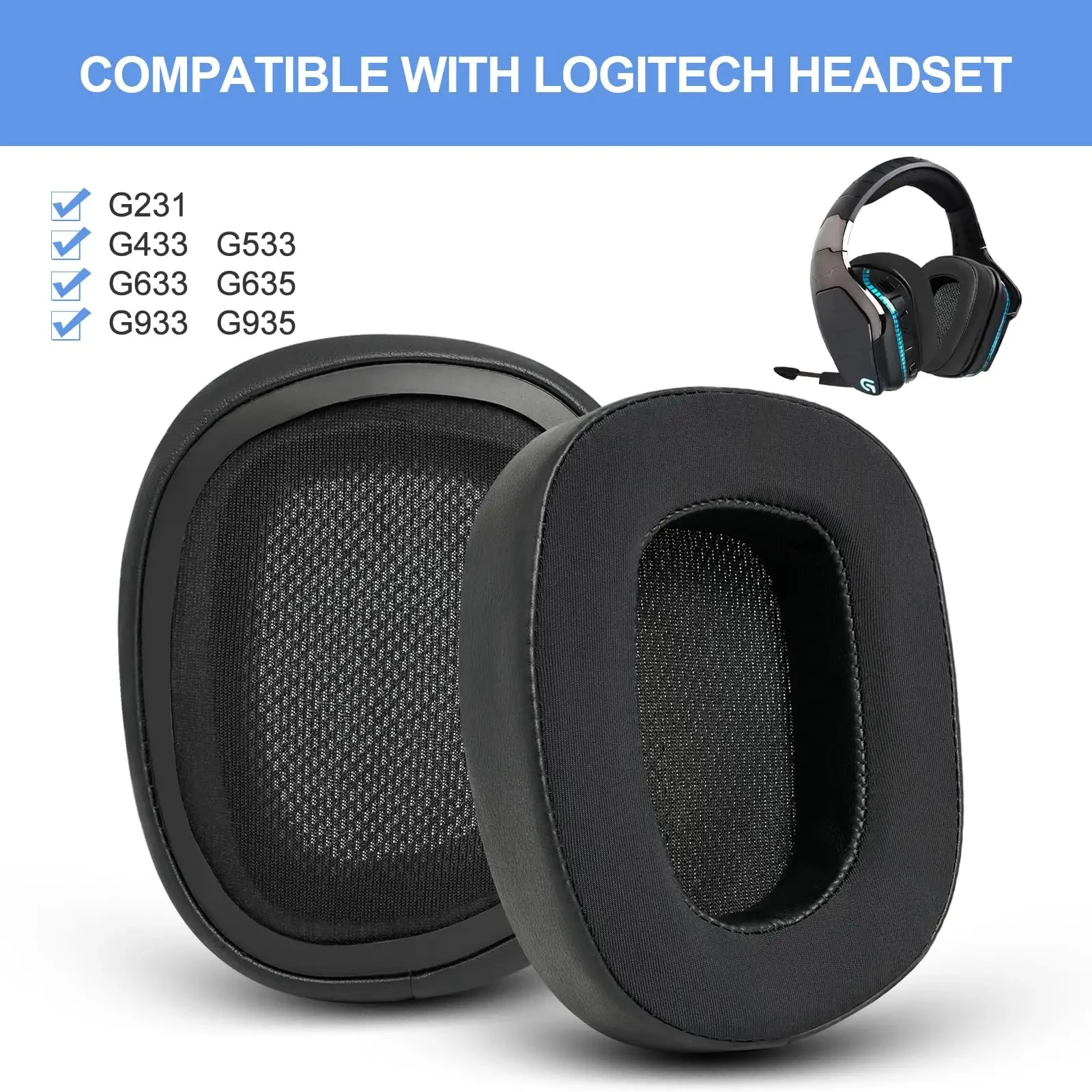 Adequado para logitech g930 g9 - Cooling Pillow Gel avaliação e preço