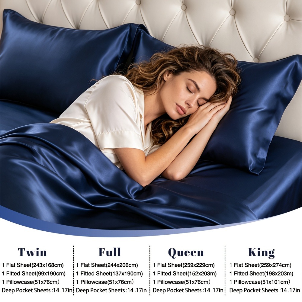 Conjunto Premium de 4 Peças de - Silk Sheet Set avaliação e preço