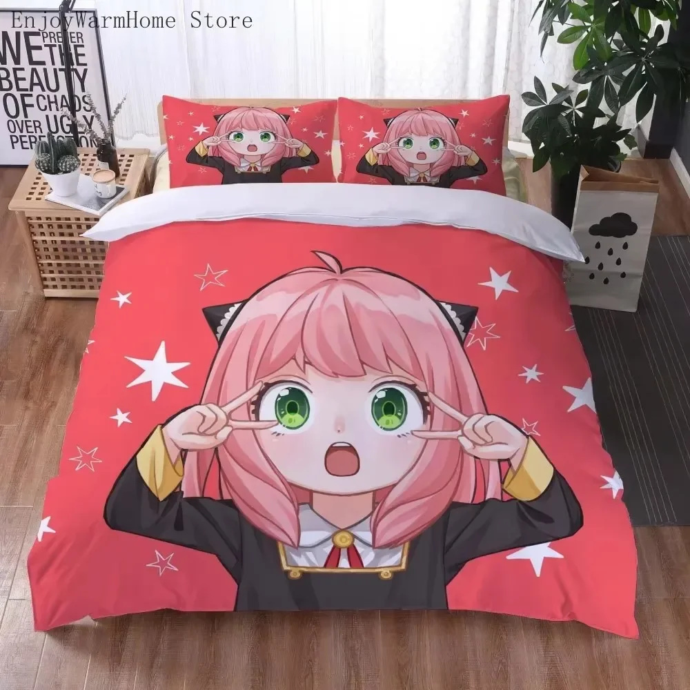 Impressão 3d anime espião × fa - Bed Sheet Microfiber avaliação e preço